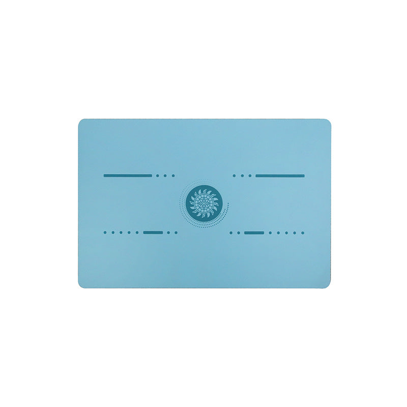 PU Natural Rubber Yoga Mat Flat Support Auxiliary Mat