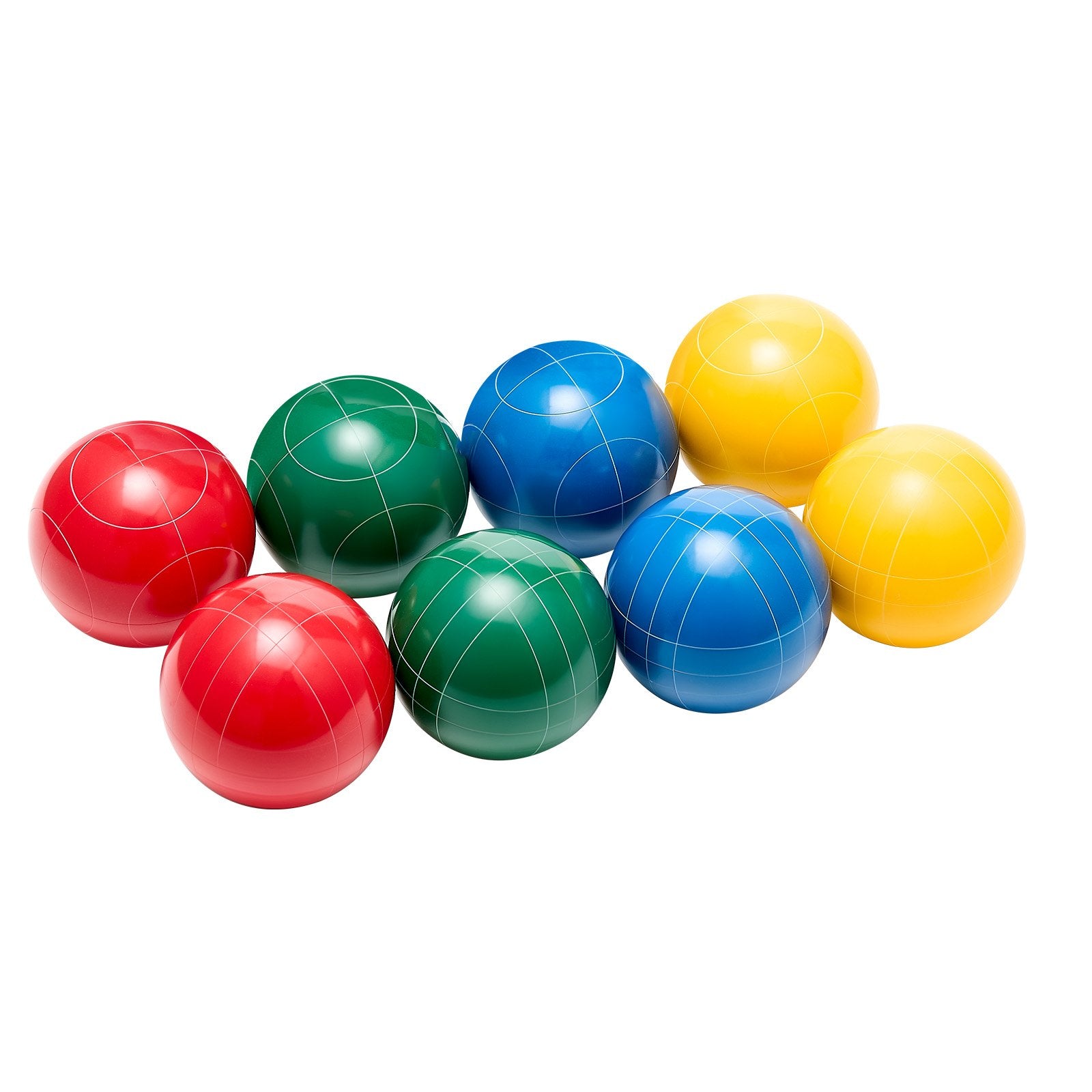 Bocce Ball Set Bocce Ball Game Set 90 Mm 8 Resin Balls 4 Colors For Beach