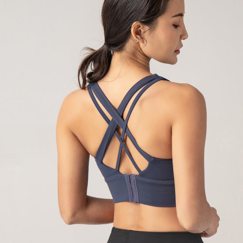 Running yoga vest bra