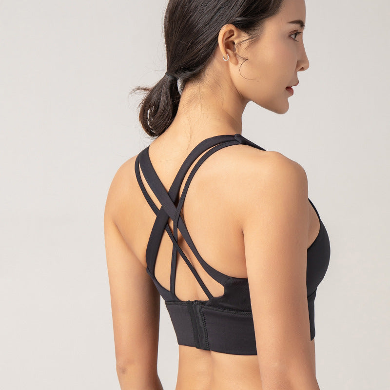 Running yoga vest bra