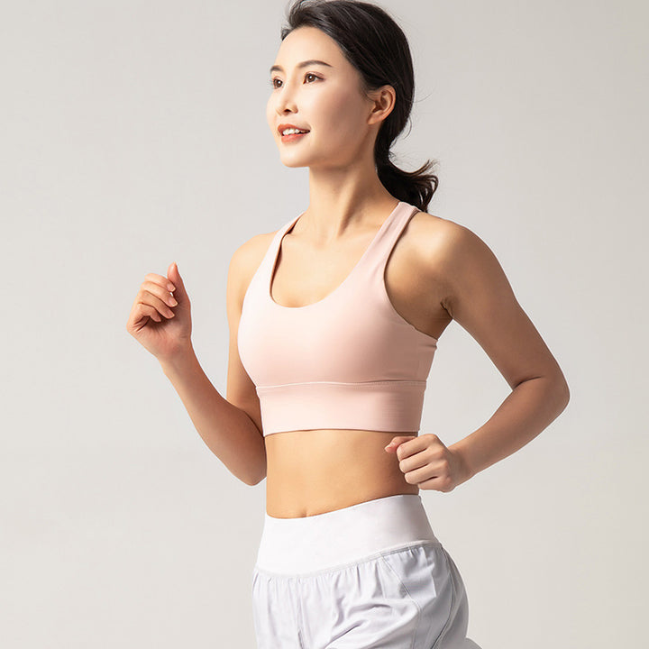 Running yoga vest bra