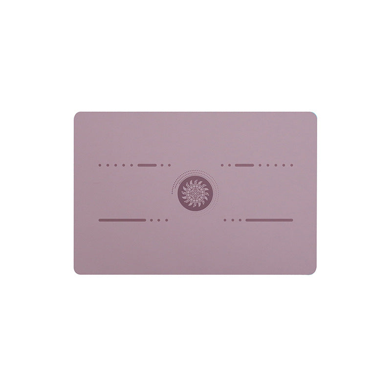 PU Natural Rubber Yoga Mat Flat Support Auxiliary Mat