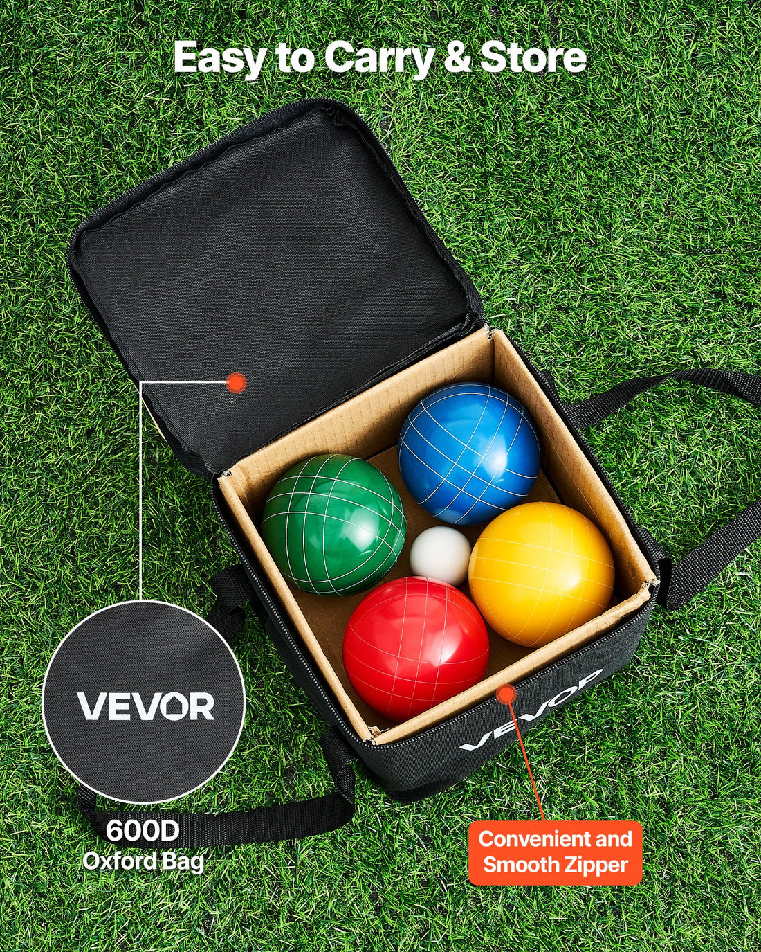Bocce Ball Set Bocce Ball Game Set 90 Mm 8 Resin Balls 4 Colors For Beach