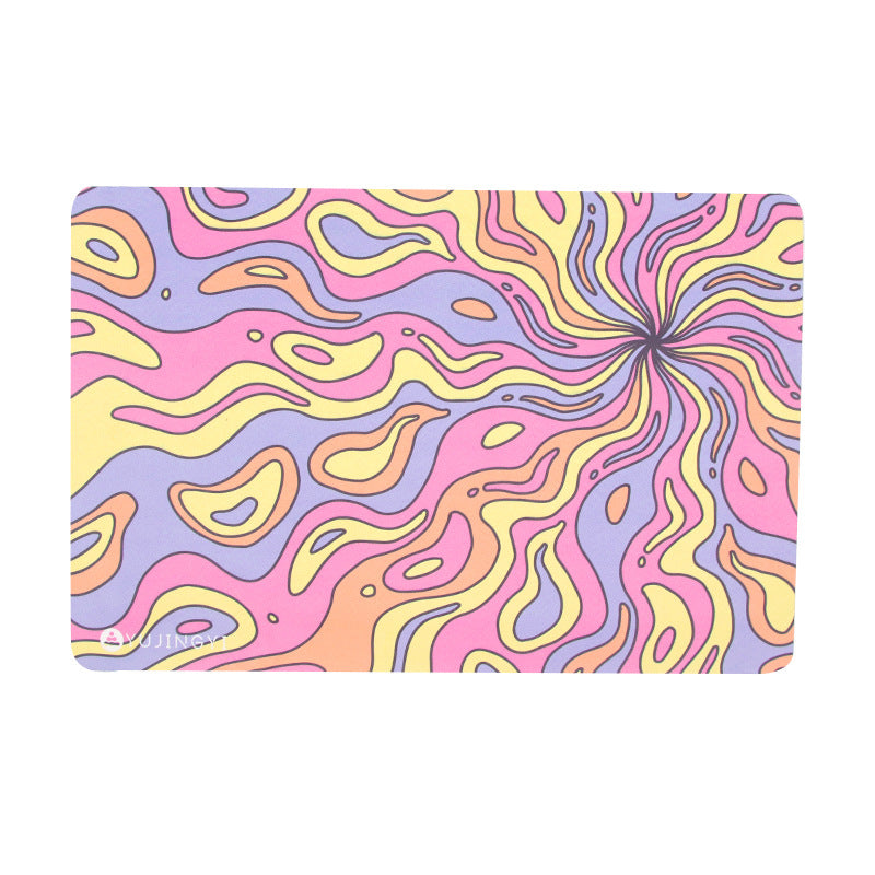 PU Natural Rubber Yoga Mat Flat Support Auxiliary Mat