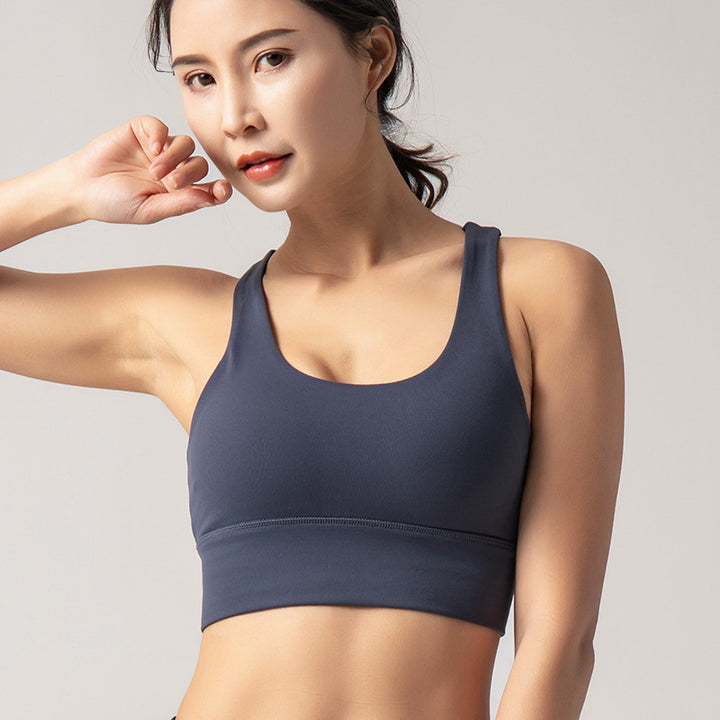 Running yoga vest bra