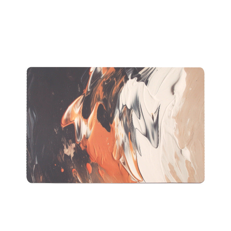 PU Natural Rubber Yoga Mat Flat Support Auxiliary Mat