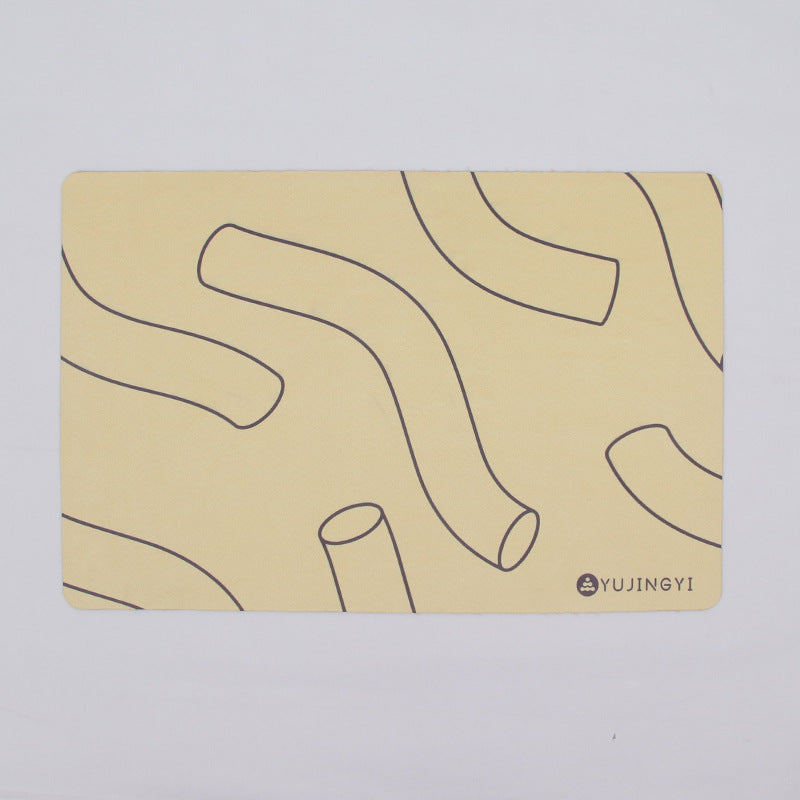 PU Natural Rubber Yoga Mat Flat Support Auxiliary Mat