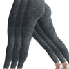 3 Pack V-Back Scrunch Butt Workout Leggings,