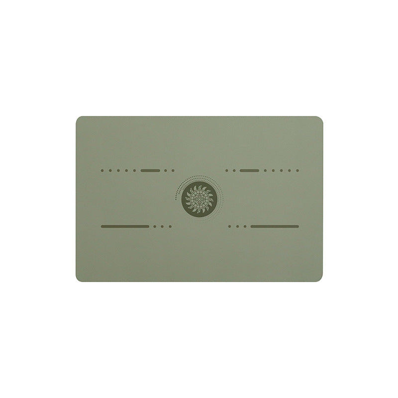 PU Natural Rubber Yoga Mat Flat Support Auxiliary Mat