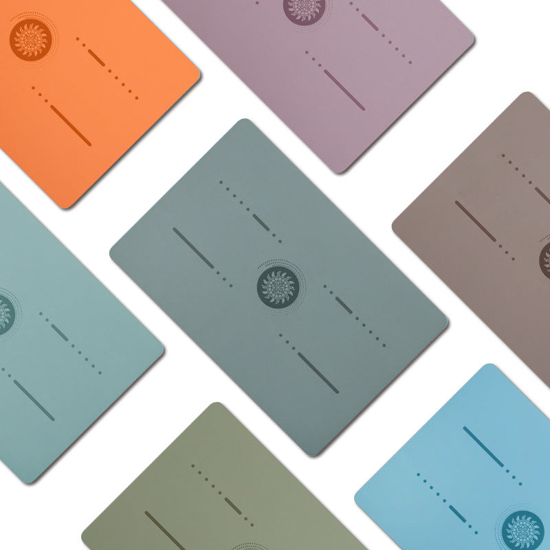 PU Natural Rubber Yoga Mat Flat Support Auxiliary Mat