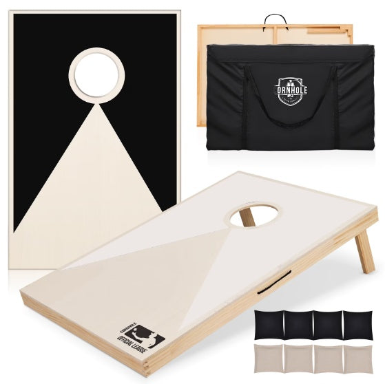 Solid Wood Premium Cornhole Set