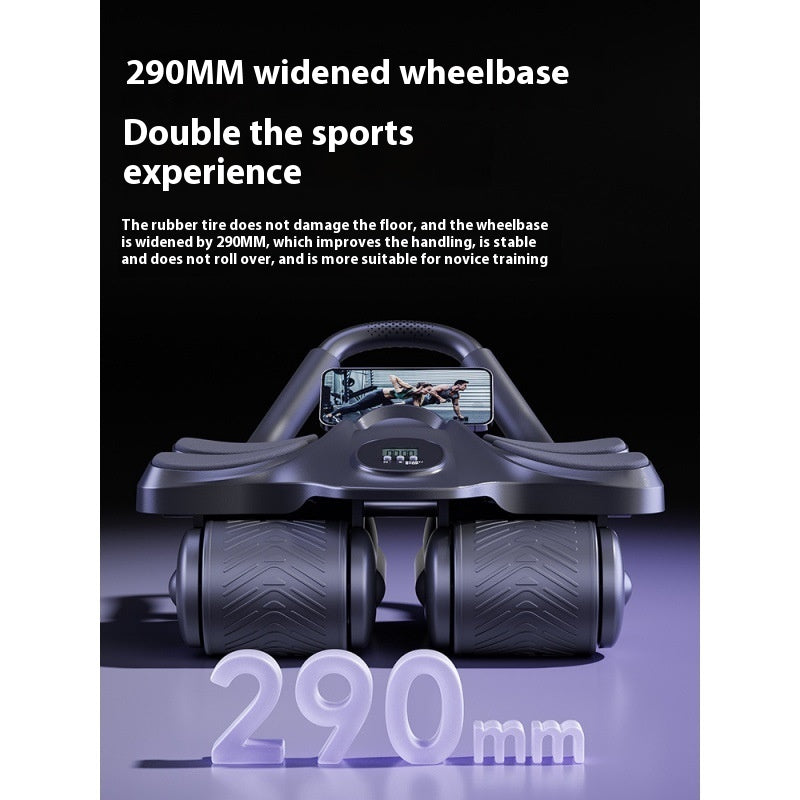 Flat Support Four-wheel Abdominal Wheel