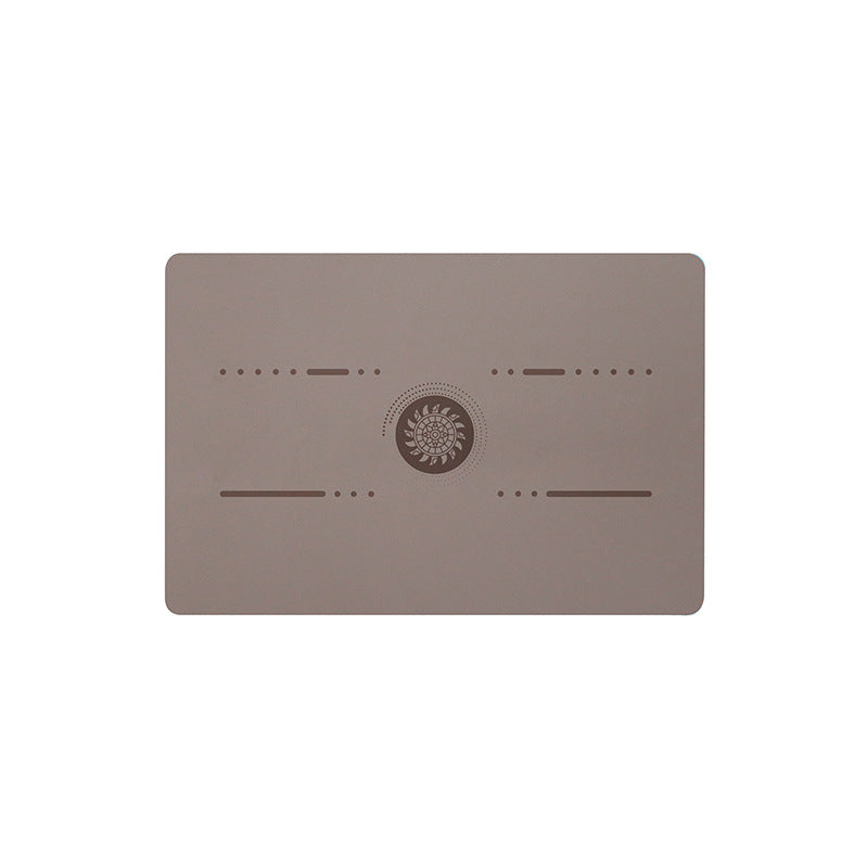 PU Natural Rubber Yoga Mat Flat Support Auxiliary Mat