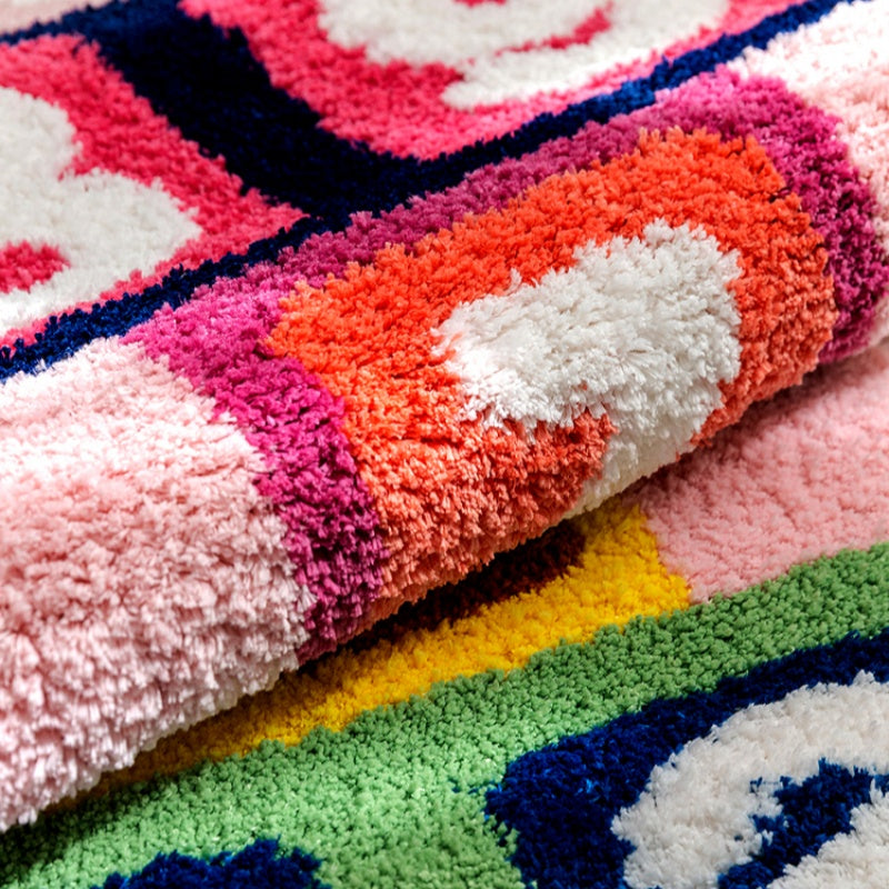 Children's Reading Area Carpet Cartoon Long Hopscotch Game Mat